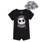 Conjunto de una pieza Disney Jack Skellington Mameluco y Sombrero 6-9 meses
