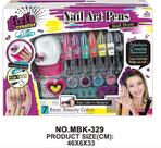 Conjunto de unhas de simulação DIY infantil para meninas