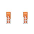 Conjunto de unhas Press-On Impress 'Sweet Mango' 30 à prova de lascas