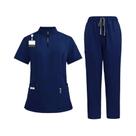Conjunto De Uniformes Cirúrgicos Unissex Para Enfermeiros, Salões De Beleza E Clínicas, Camisa E