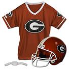 Conjunto de uniformes de futebol Franklin Sports Georgia Bulldogs Kids Conjunto de uniformes de futebol Franklin Sports Georgia Bulldogs Kids