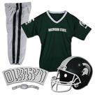 Conjunto de uniformes de futebol Franklin Sports Michigan State Youth