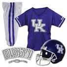 Conjunto de uniformes de futebol Franklin Sports NCAA Kentucky Wildcats Kids