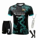 Conjunto de uniformes de futebol Fuiyomd 7 Dragon para crianças de 7 a 8 anos