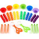 Conjunto de Ursinhos para Contar e Classificar Skylety - 74 Peças (6+)