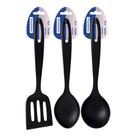 Conjunto De Utensílios Ability Nylon Preto 3 Peças - Tramontina Conjunto De Utensílios Ability Nylon Preto 3 Peças - Tramontina
