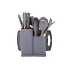 Conjunto De Utensilios De 19pc Cinza