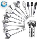 Conjunto de utensílios de cozinha Berglander em aço inoxidável 13 peças