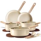 Conjunto de utensílios de cozinha CAROTE 14 unidades de panelas de cozinha de cerâmica antiaderente