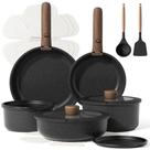 Conjunto de utensílios de cozinha CAROTE 17 unidades de cozinha de indução antiaderente Conjunto de utensílios de cozinha CAROTE 17 unidades de cozinha de indução antiaderente
