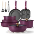 Conjunto de Utensílios de Cozinha CAROTE (19 peças) - Antiaderentes com Alça Removível