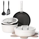 Conjunto de utensílios de cozinha CAROTE, 22 unidades antiaderentes com alça removível
