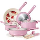Conjunto de utensílios de cozinha CAROTE Ceramic Nonstick 14 unidades de indução
