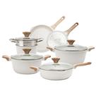Conjunto de utensílios de cozinha Country Kitchen, alumínio fundido antiaderente, 11 unidades