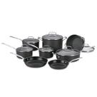 Conjunto de utensílios de cozinha Cuisinart Chef's Classic, antiaderente, 14 peças, cinza