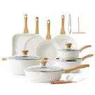 Conjunto de utensílios de cozinha de cerâmica antiaderente SENSARTE, 23 peças com utensílios