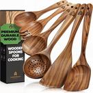 Conjunto de utensílios de cozinha de madeira WOODENHOUSE LIFELONG QUALITY 6 unidades Conjunto de utensílios de cozinha de madeira WOODENHOUSE LIFELONG QUALITY 6 unidades