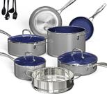 Conjunto de utensílios de cozinha DUXANO Deluxe 14PC Healthy Ceramic Antiaderente Conjunto de utensílios de cozinha DUXANO Deluxe 14PC Healthy Ceramic Antiaderente