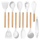 Conjunto de utensílios de cozinha E-far Silicone 10PCS resistente ao calor