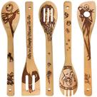 Conjunto de utensílios de cozinha FUTERLY Jack Skellington Wooden Spoon
