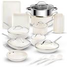 Conjunto de utensílios de cozinha GOTHAM STEEL, 20 peças de cerâmica antiaderente com utensílios de cozinha