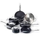 Conjunto de utensílios de cozinha GreenPan Chatham Black Prime Midnight 11 peças