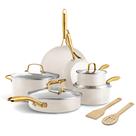 Conjunto de utensílios de cozinha GreenPan Swift de cerâmica antiaderente de 12 peças Conjunto de utensílios de cozinha GreenPan Swift de cerâmica antiaderente de 12 peças