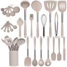 Conjunto de utensílios de cozinha Home Hero Silicone em Aço Inoxidável 26 unidades