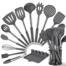 Conjunto de Utensílios de Cozinha HOTEC 14 peças em Silicone Resistente ao Calor