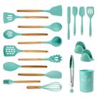 Conjunto de utensílios de cozinha LeMuna 18 unidades de silicone resistente ao calor