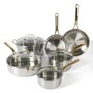 Conjunto de utensílios de cozinha Martha Stewart Castelle 10 peças de aço inoxidável