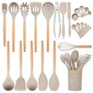Conjunto de utensílios de cozinha NCUE Silicone com suporte resistente ao calor de 230 C