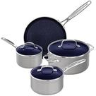 Conjunto de utensílios de cozinha Nuwave Healthy Duralon Blue Ceramic 7 unidades