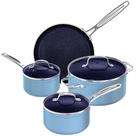 Conjunto de utensílios de cozinha Nuwave Healthy Duralon Blue Ceramic 7 unidades