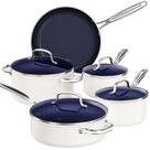 Conjunto de utensílios de cozinha Nuwave Healthy Duralon Blue Ceramic 9 unidades