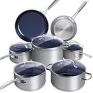 Conjunto de utensílios de cozinha Nuwave Healthy Duralon Blue Ceramic Nonstick