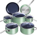 Conjunto de utensílios de cozinha Nuwave Healthy Duralon Blue Ceramic Nonstick