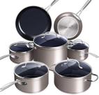 Conjunto de utensílios de cozinha Nuwave Healthy Duralon Blue Ceramic Nonstick