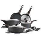 Conjunto de utensílios de cozinha SENSARTE, antiaderente, 14 unidades, PFOA, sem PFOS