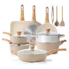 Conjunto de utensílios de cozinha SENSARTE Ceramic Nonstick Induction de 20 peças