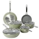 Conjunto de utensílios de cozinha Sur La Table Kitchen Essentials 10 peças verdes