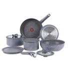 Conjunto de utensílios de cozinha T-Fal Ingenio Essentials 11 peças granito cinza Conjunto de utensílios de cozinha T-Fal Ingenio Essentials 11 peças granito cinza