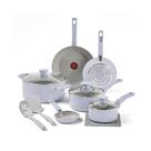 Conjunto de utensílios de cozinha T-Fal Refresh Ceramic Nonstick, 12 peças, azul