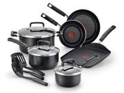 Conjunto de utensílios de cozinha T-fal Signature Nonstick, 12 peças, preto Conjunto de utensílios de cozinha T-fal Signature Nonstick, 12 peças, preto