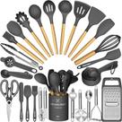 Conjunto de utensílios de cozinha Umite Chef Silicone 34 unidades com ralador