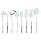 Conjunto de utensílios de cozinha Viking de 8 peças em aço inoxidável prateado