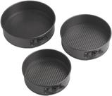 Conjunto de utensílios de cozinha Wilton antiaderente Springform de 3 peças 20,23,25 cm