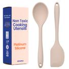 Conjunto de Utensílios de Cozinha Ziruma Colher e Espátula de Silicone