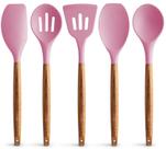 Conjunto de Utensílios de Cozinha Zulay Kitchen - 5 Peças Antiaderentes de Silicone