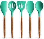 Conjunto de Utensílios de Cozinha Zulay Kitchen - 5 Peças em Silicone Antiaderente